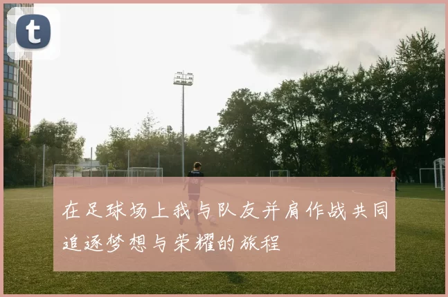 在足球场上我与队友并肩作战共同追逐梦想与荣耀的旅程